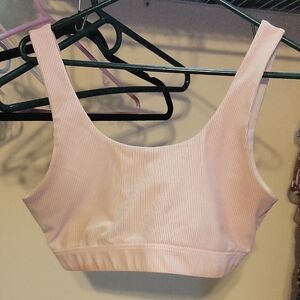 ZYIA Light Pink Ribbed Activewear